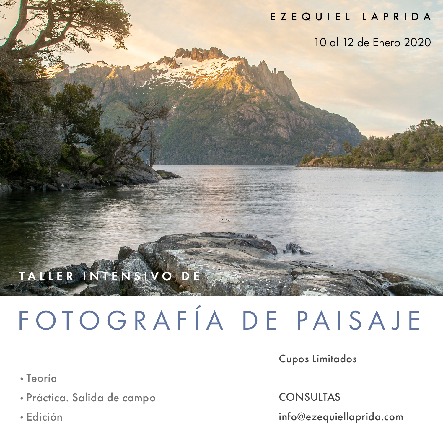 Introducción a la Fotografía de Paisaje, San Martín de los Andes