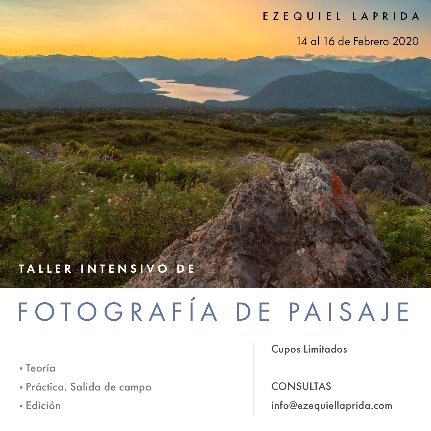 Introducción a la Fotografía de Paisaje, San Martín de los Andes